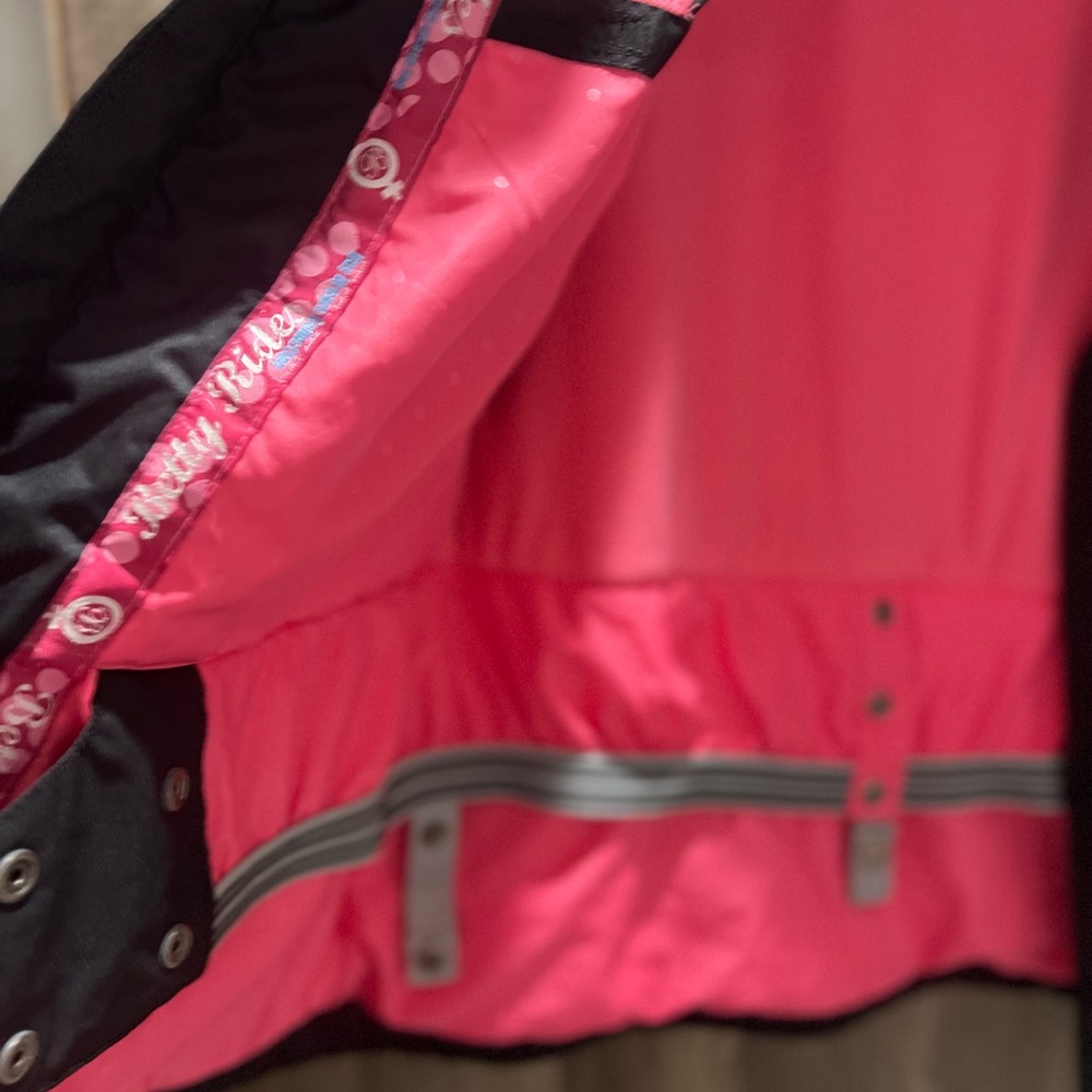 Betty Rides Black Jacket with Pink Lining Womens Med EUC - Picture 4 of 6